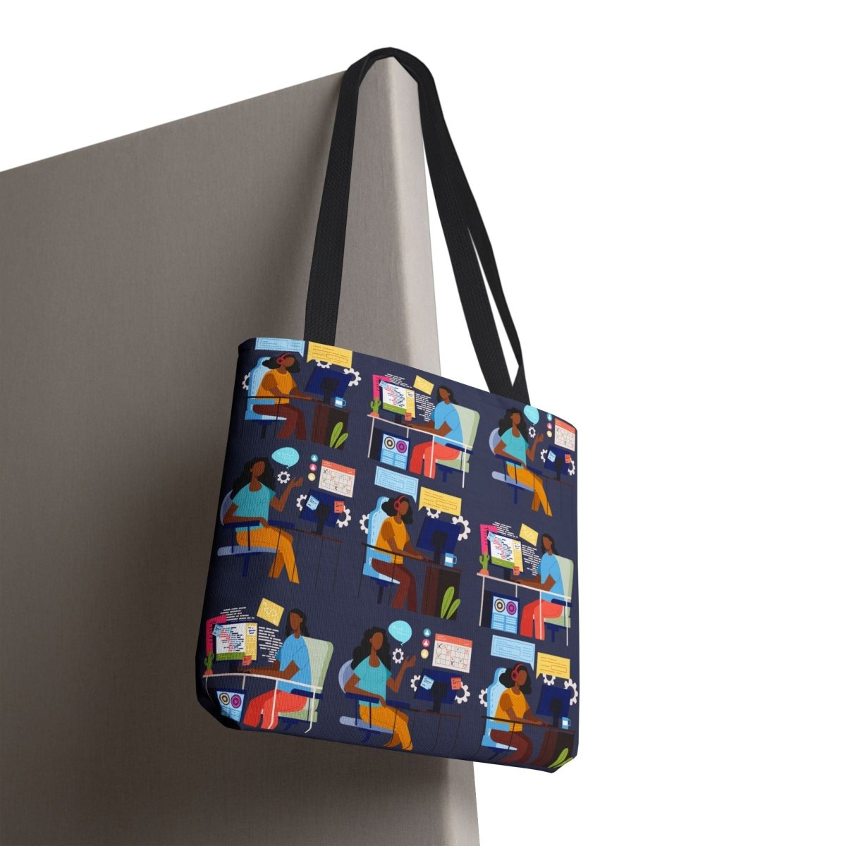 Women in Tech Tote Bag - Afrocentric Art by The Trini Gee