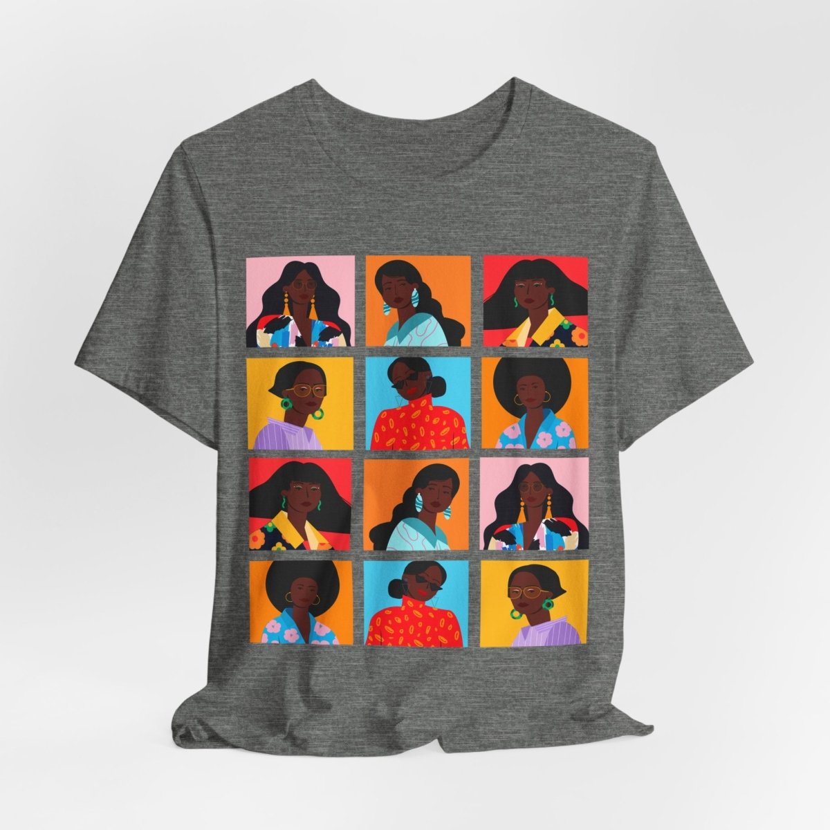 Women Squares Shirt - Afrocentric Art by The Trini Gee
