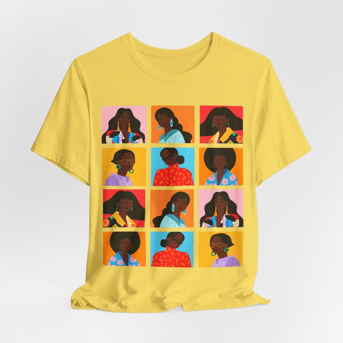 Women Squares Shirt - Afrocentric Art by The Trini Gee