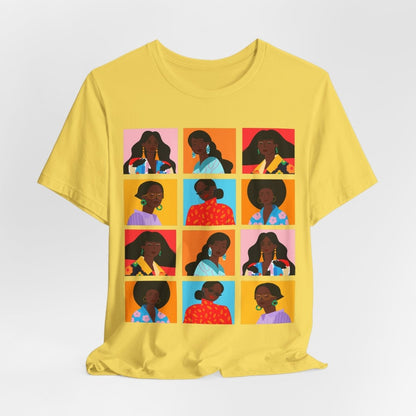 Women Squares Shirt - Afrocentric Art by The Trini Gee