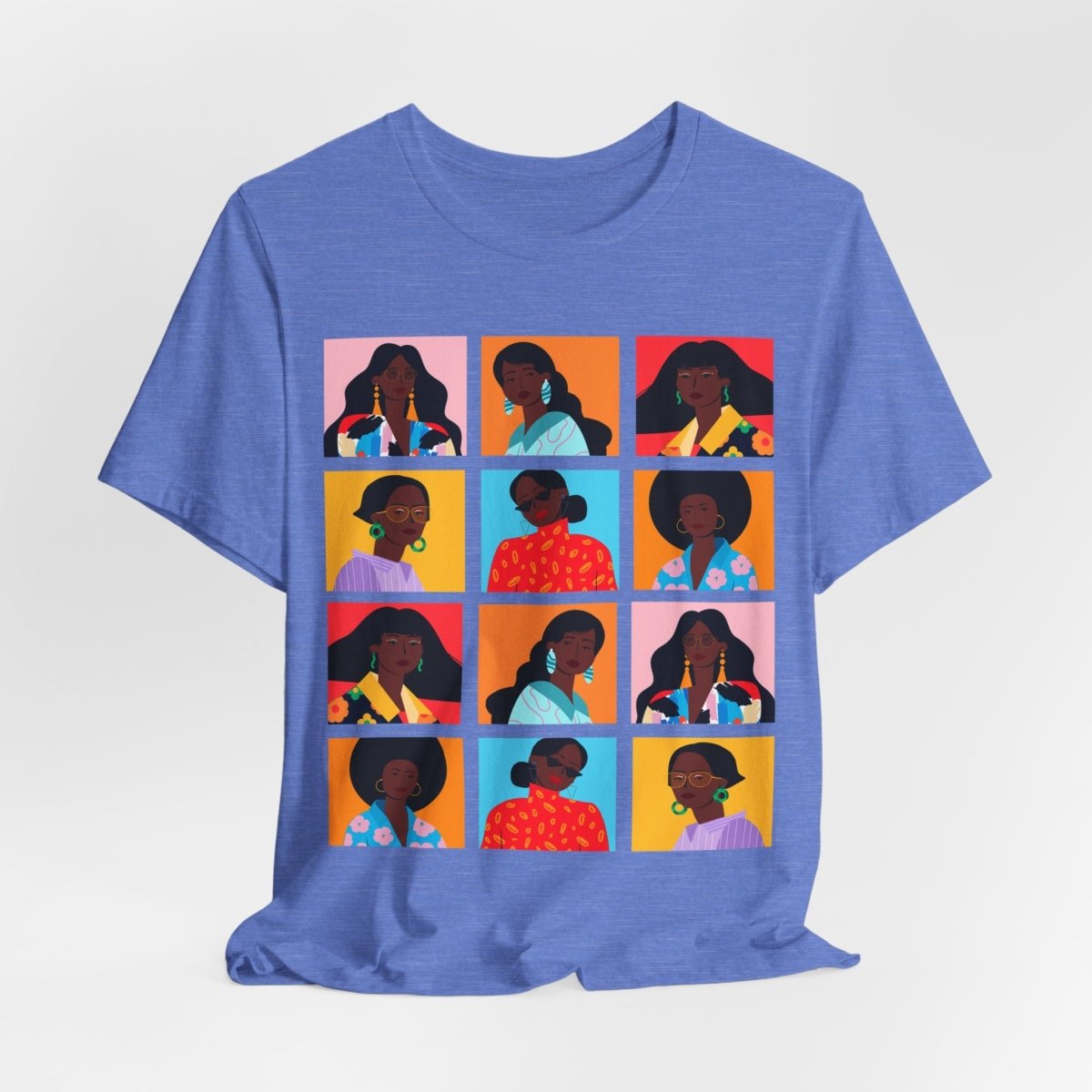 Women Squares Shirt - Afrocentric Art by The Trini Gee