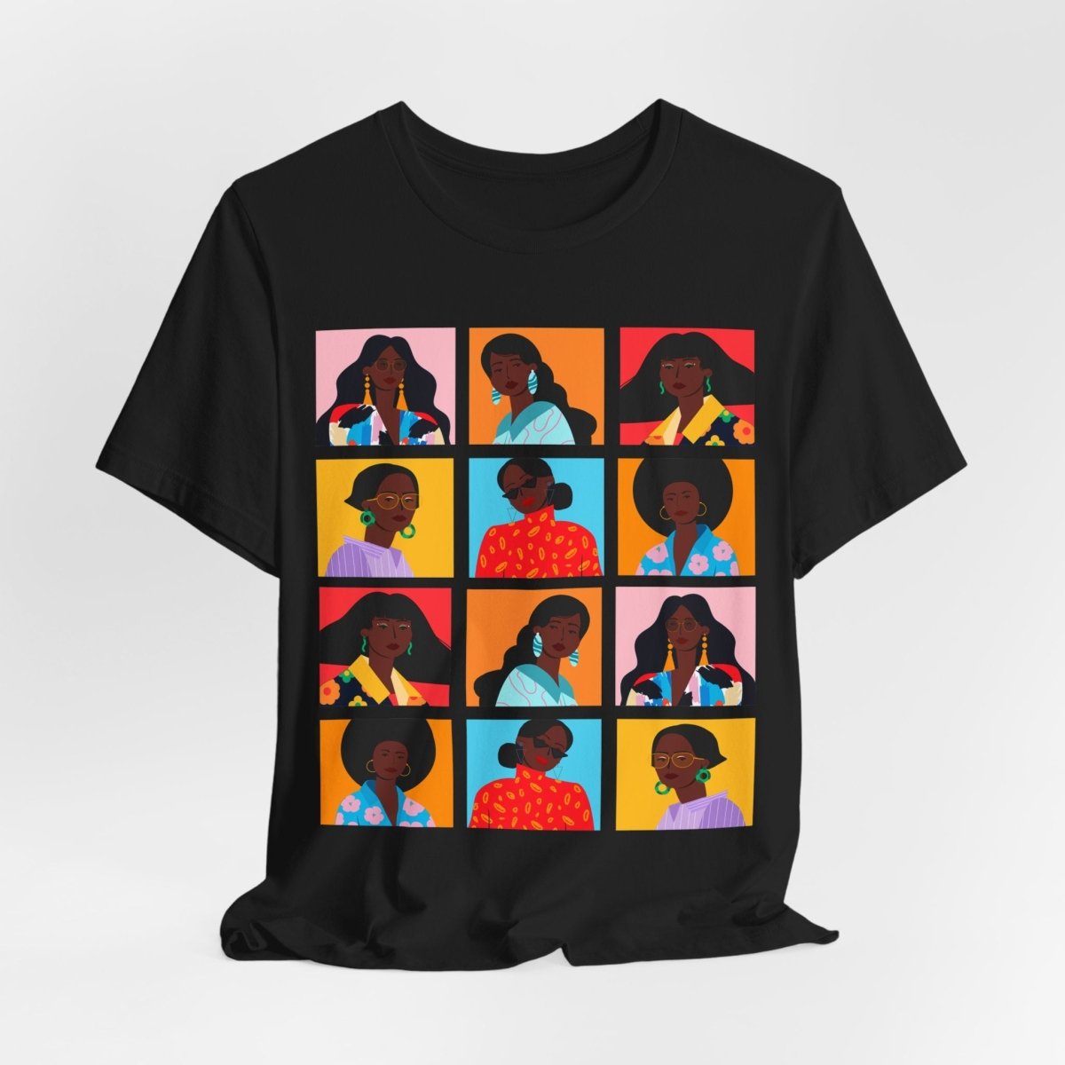 Women Squares Shirt - Afrocentric Art by The Trini Gee