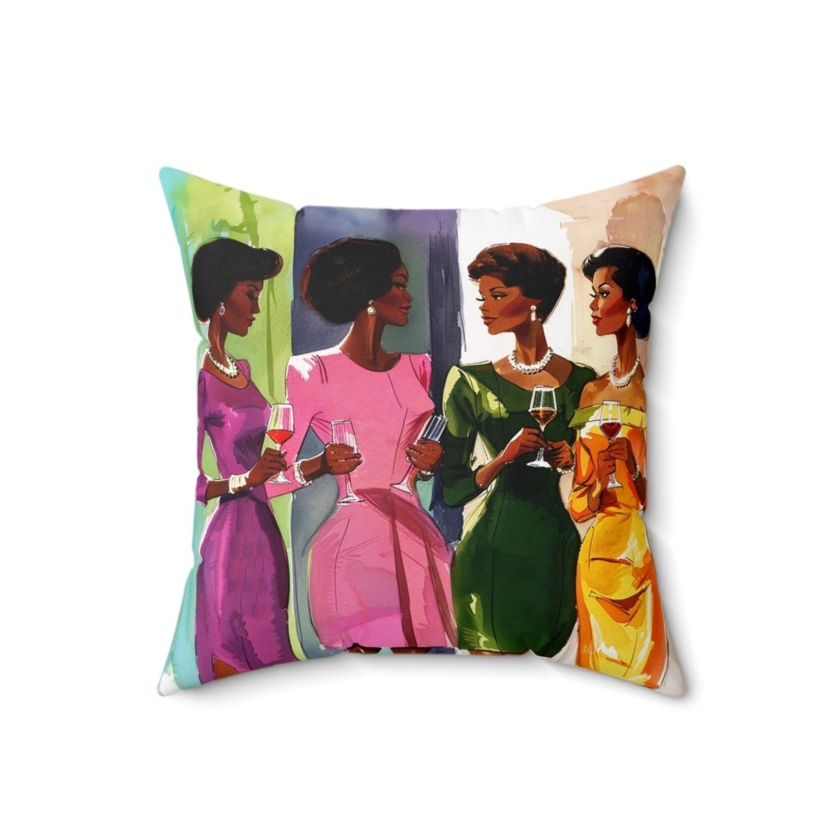 Women Wine Pillow - The Trini Gee
