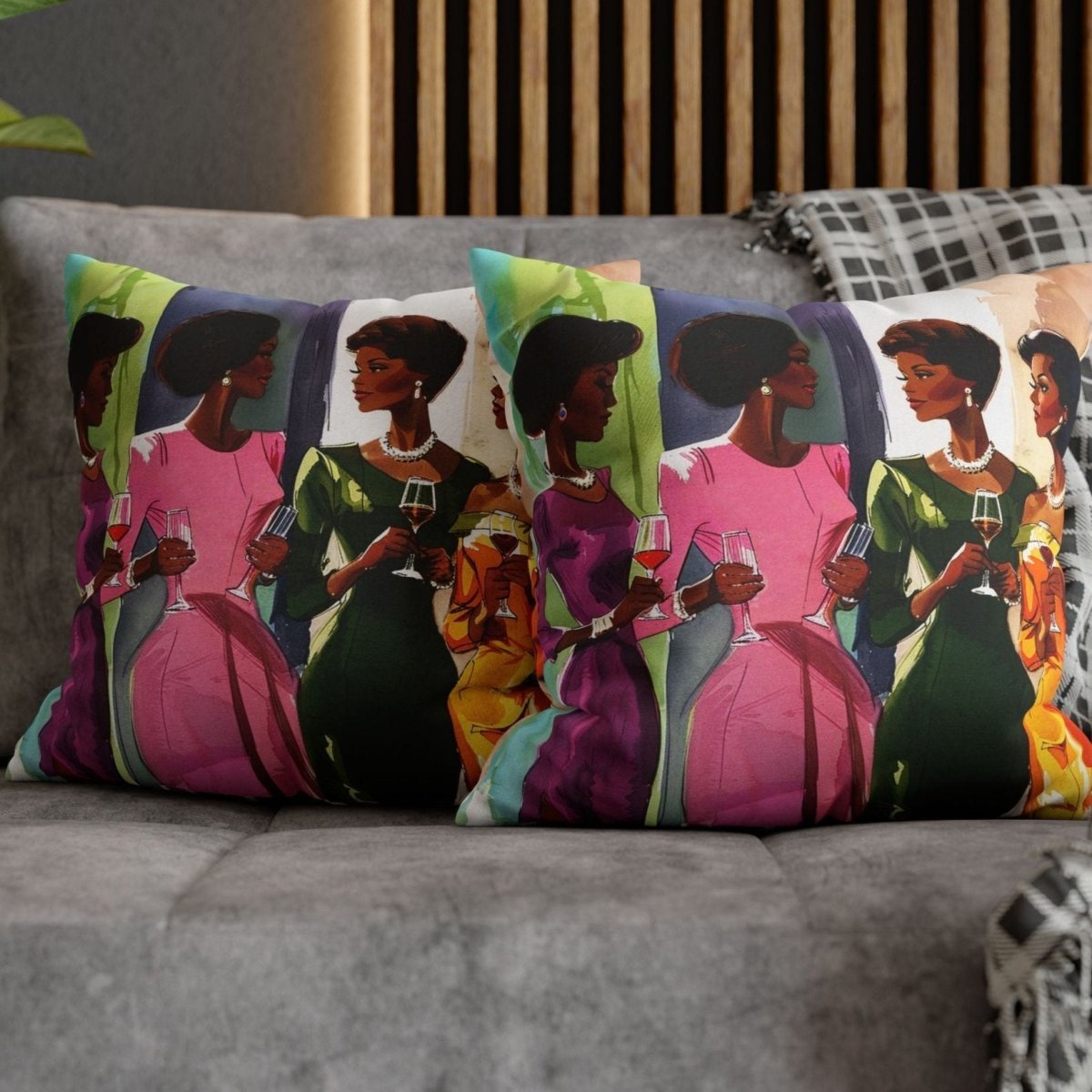 Women Wine Pillow - The Trini Gee