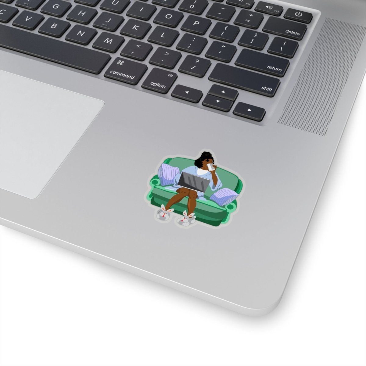 Work from Home Sticker - Afrocentric Art by The Trini Gee