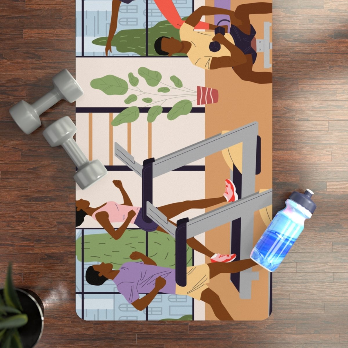 Workout Fitness Yoga Mat - The Trini Gee