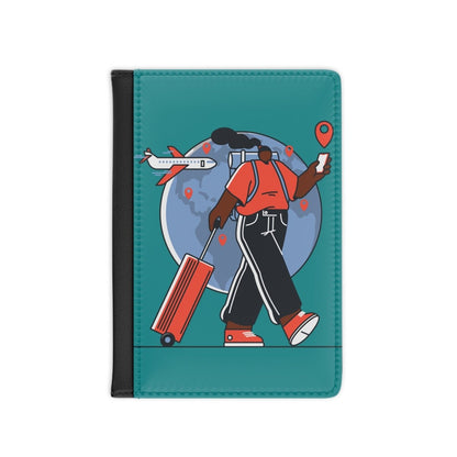 World Travel Passport Cover - Afrocentric Art by The Trini Gee