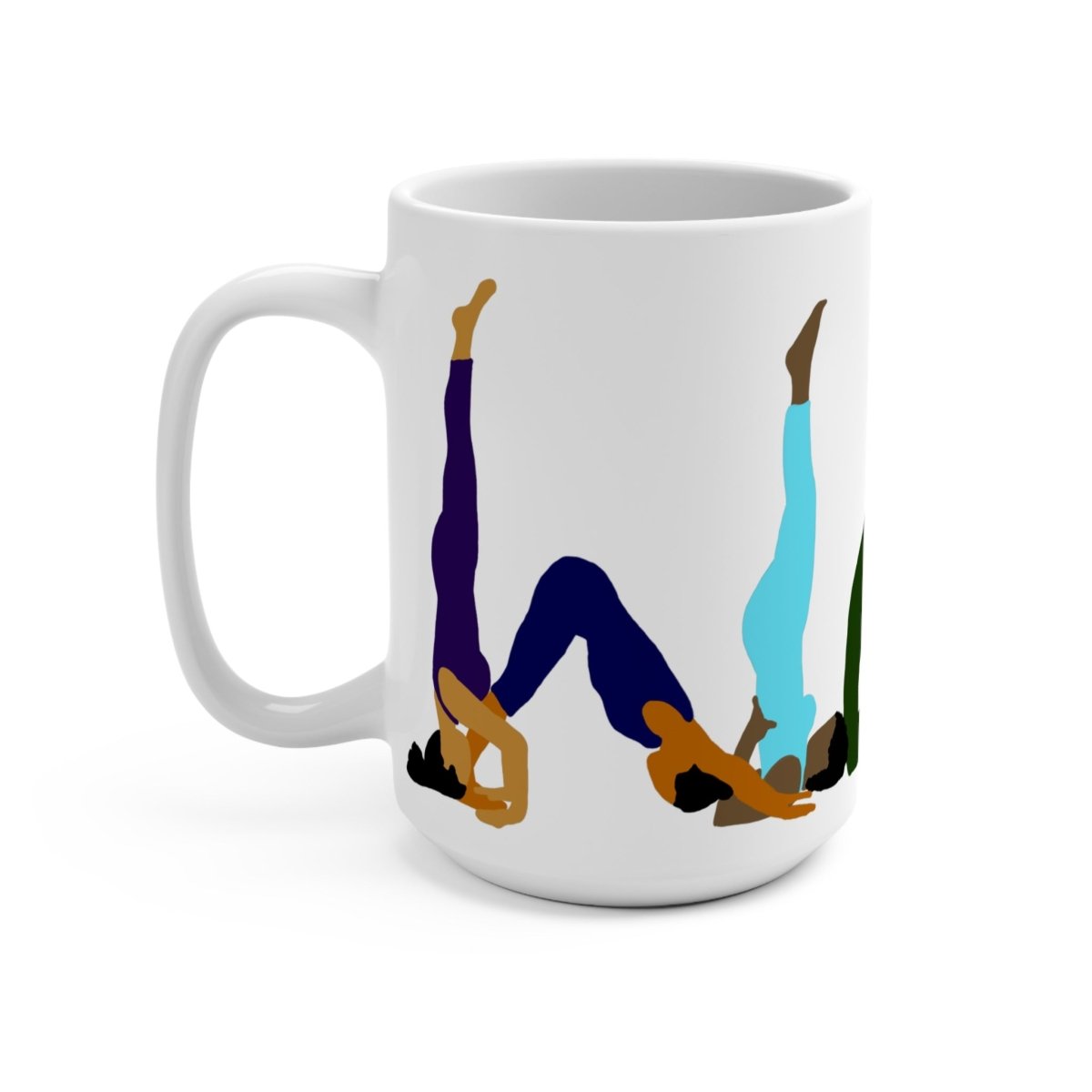 Yoga Chakras Mug - Afrocentric Art by The Trini Gee