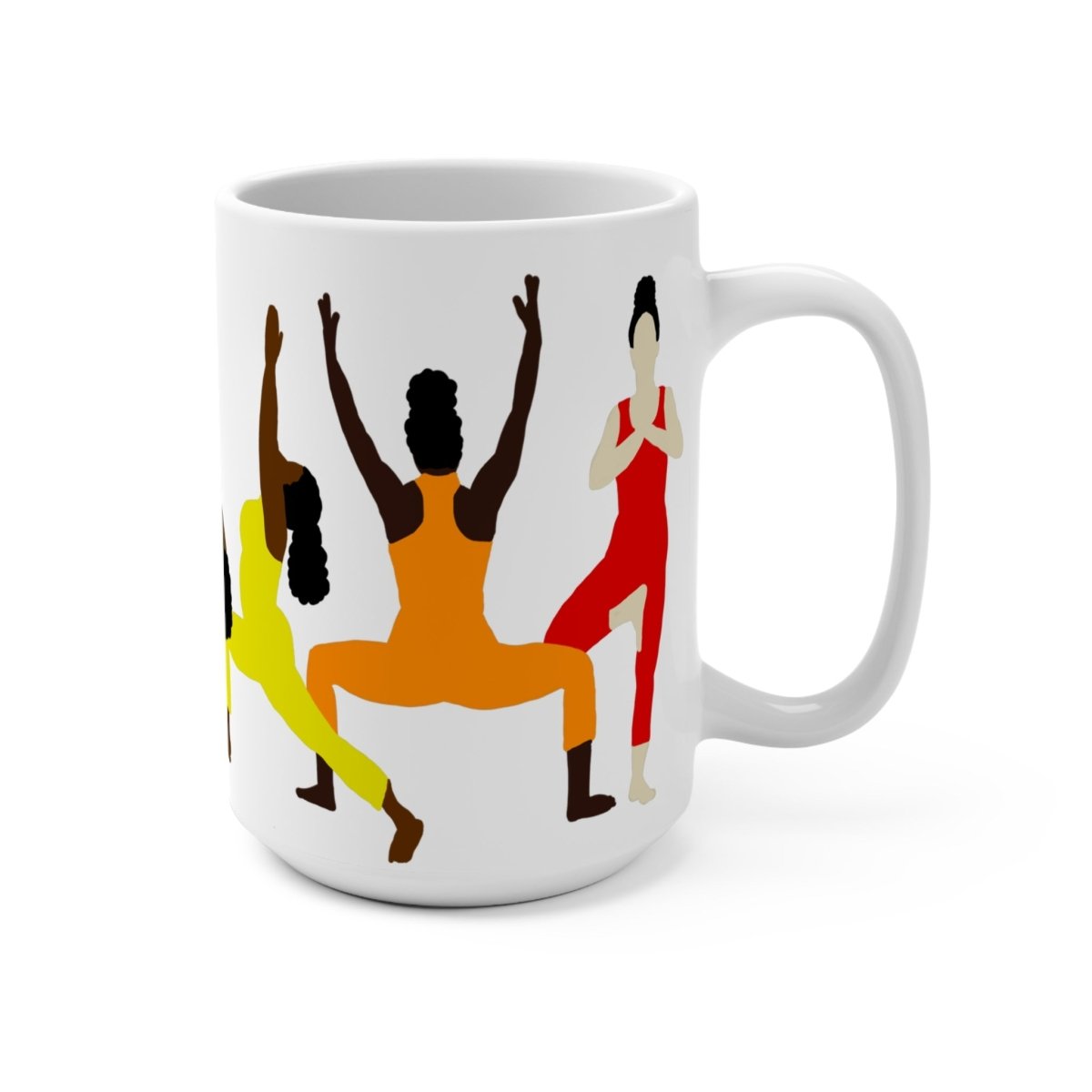 Yoga Chakras Mug - Afrocentric Art by The Trini Gee