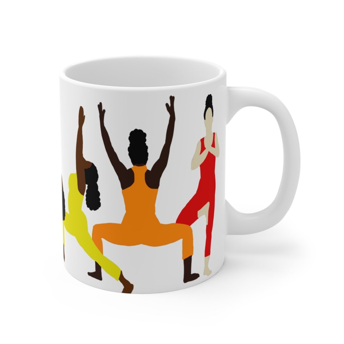 Yoga Chakras Mug - Afrocentric Art by The Trini Gee