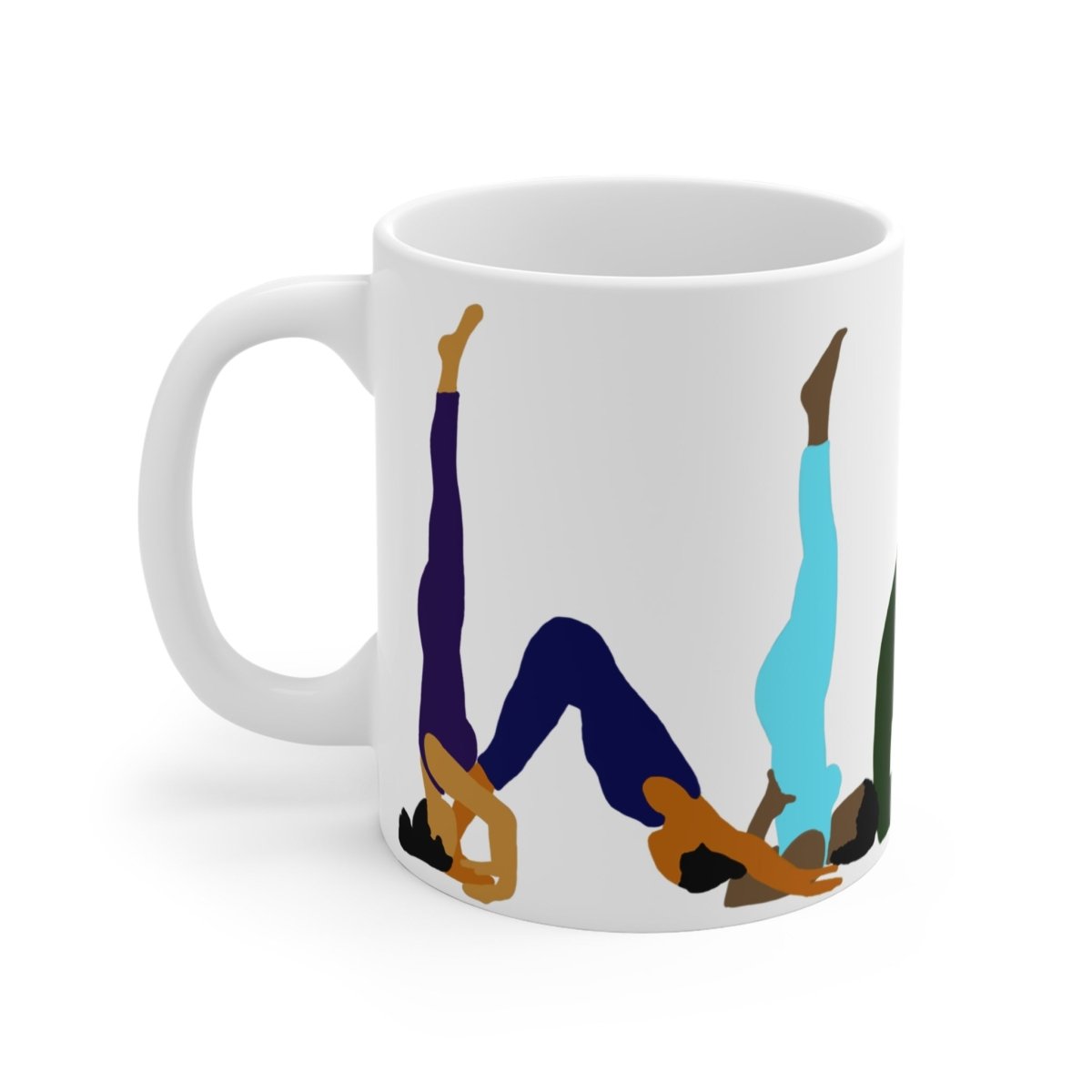 Yoga Chakras Mug - Afrocentric Art by The Trini Gee