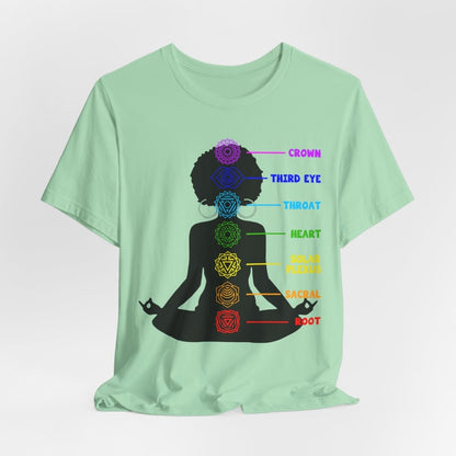 Yoga Chakras Shirt - Afrocentric Art by The Trini Gee