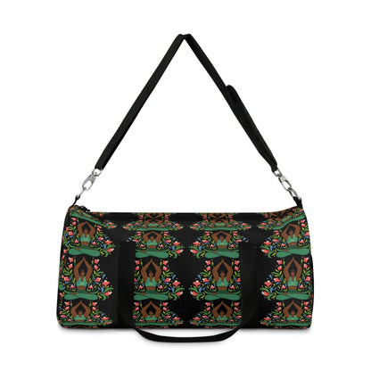 Yoga Floral Duffel Bag - Afrocentric Art by The Trini Gee