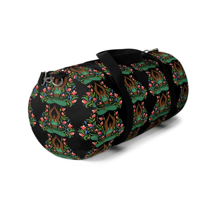 Yoga Floral Duffel Bag - Afrocentric Art by The Trini Gee