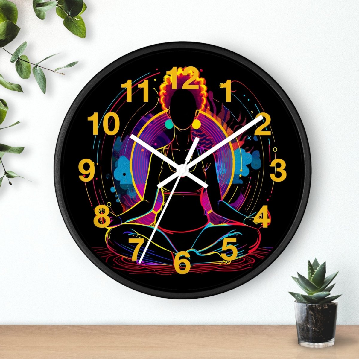 Yoga Glow Wall Clock – The Trini Gee