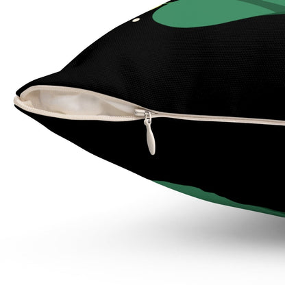 Yoga Pose Floral Pillow - Afrocentric Art by The Trini Gee