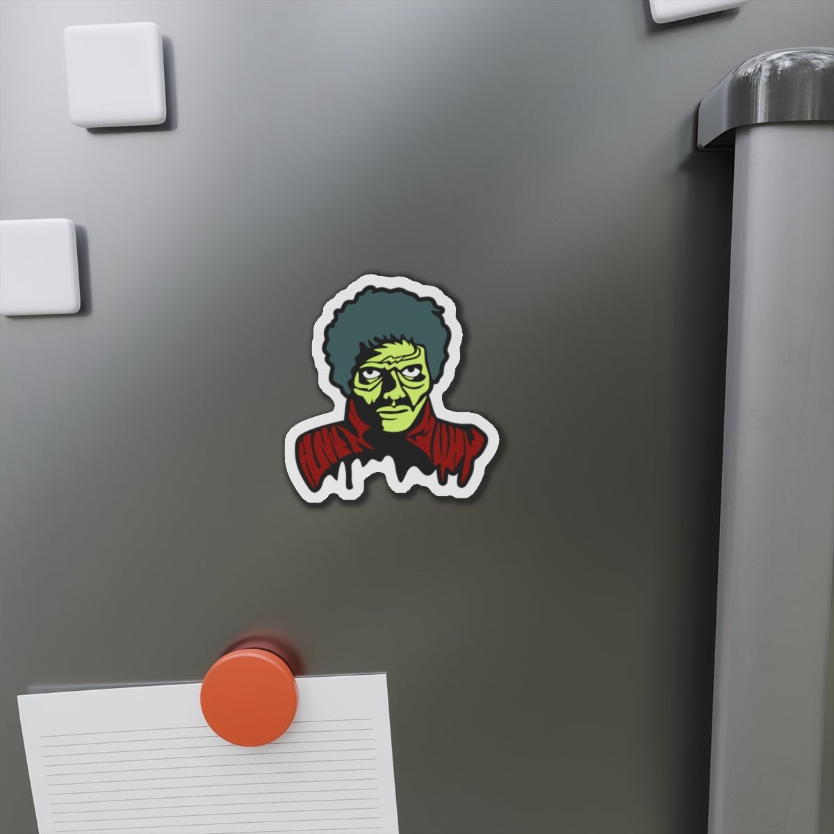 Zombie Die - Cut Magnet - Afrocentric Art by The Trini Gee