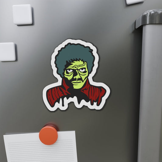 Zombie Die - Cut Magnet - Afrocentric Art by The Trini Gee