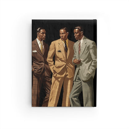 50s Fashion Men Journal - Afrocentric Art by The Trini Gee