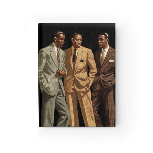 50s Fashion Men Journal - Afrocentric Art by The Trini Gee