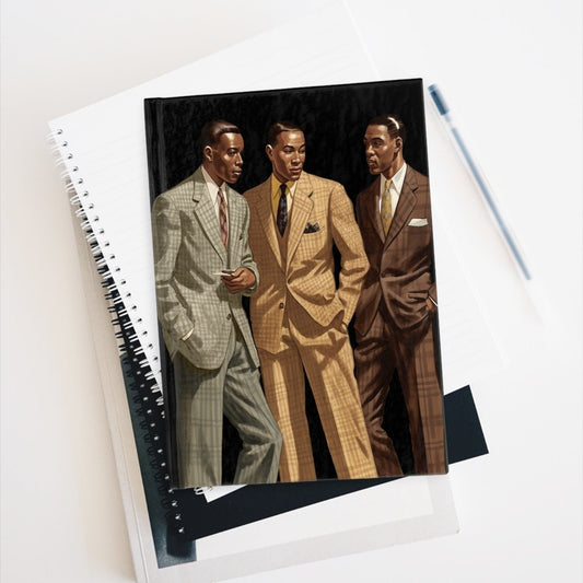50s Fashion Men Journal - Afrocentric Art by The Trini Gee
