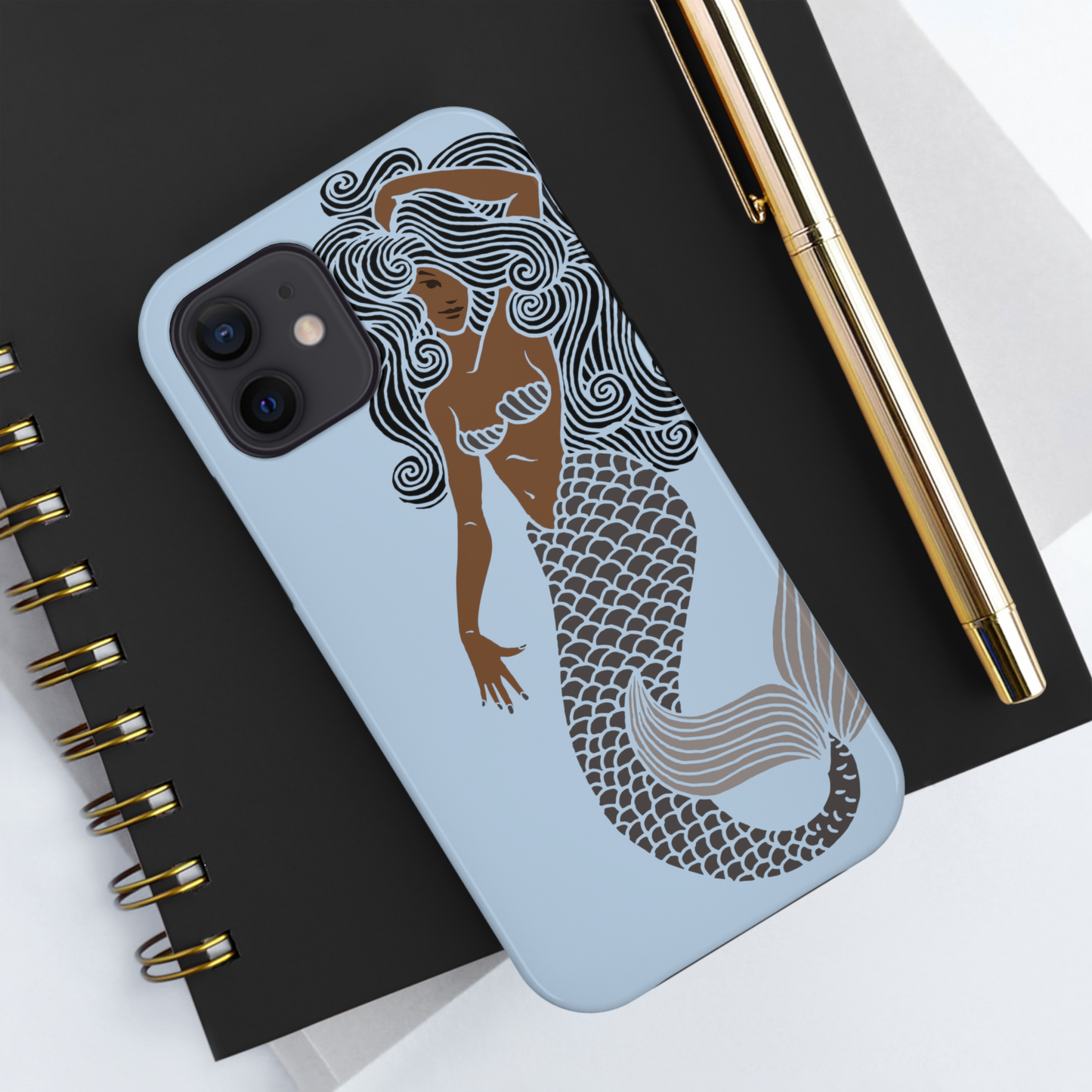 Curly Mermaid Phone Case