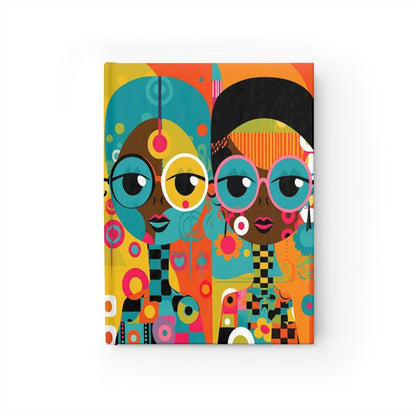 Abstract Duo Journal - Afrocentric Art by The Trini Gee