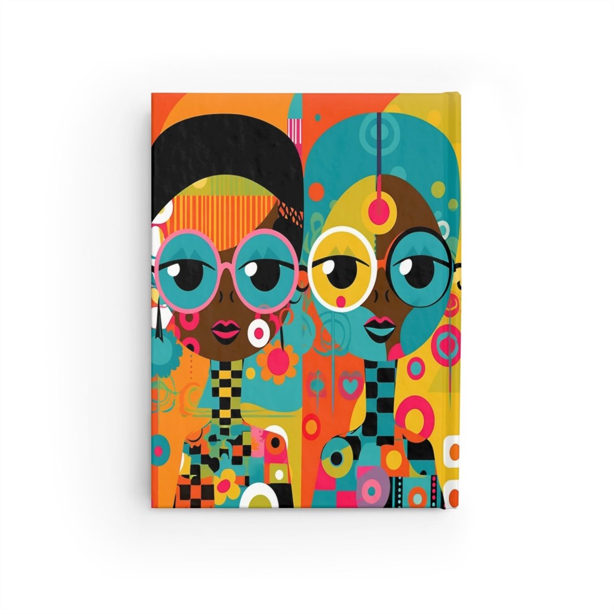 Abstract Duo Journal - Afrocentric Art by The Trini Gee