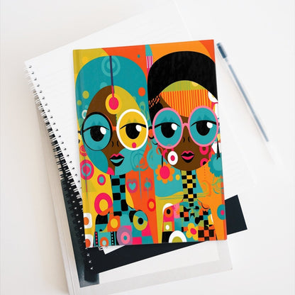 Abstract Duo Journal - Afrocentric Art by The Trini Gee