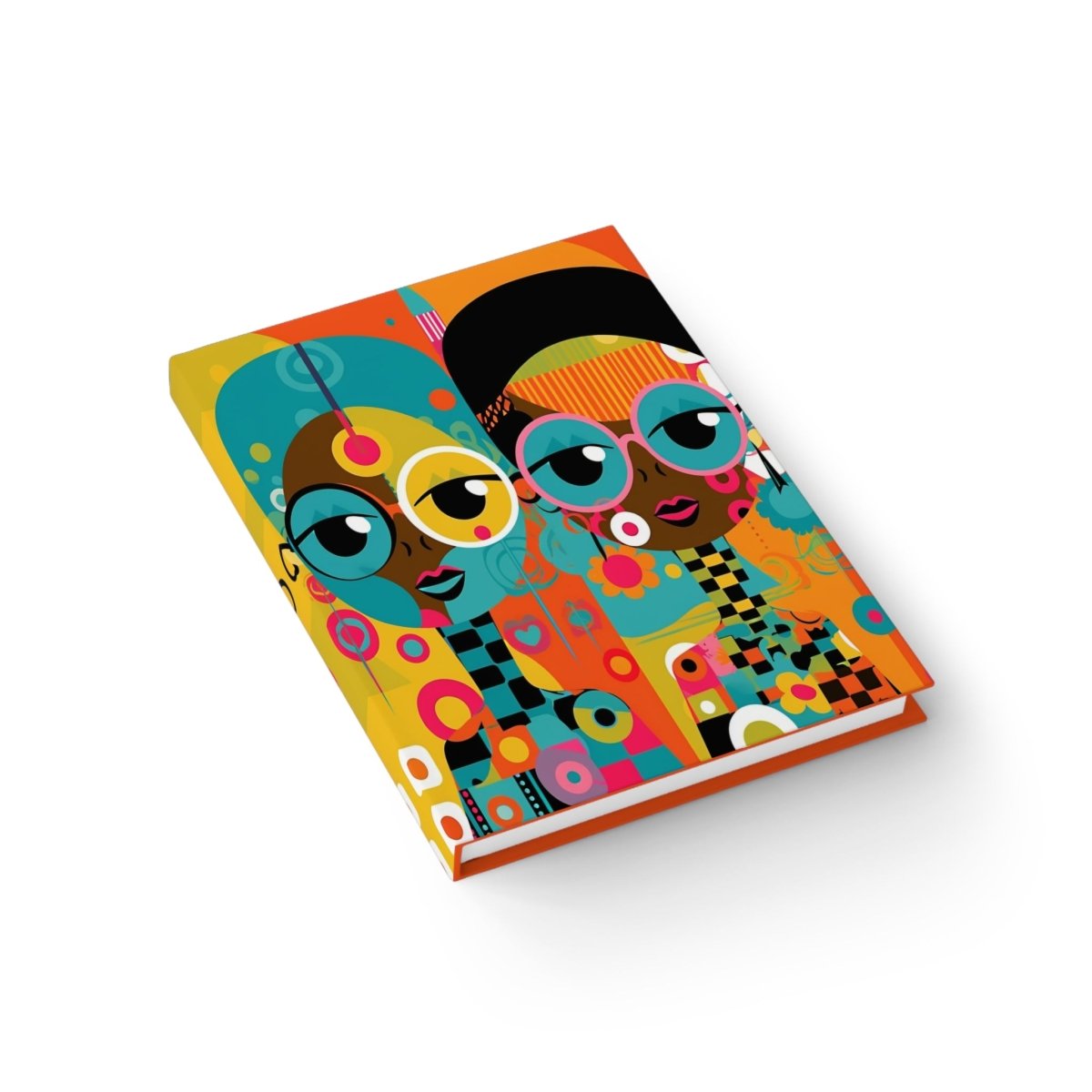 Abstract Duo Journal - Afrocentric Art by The Trini Gee