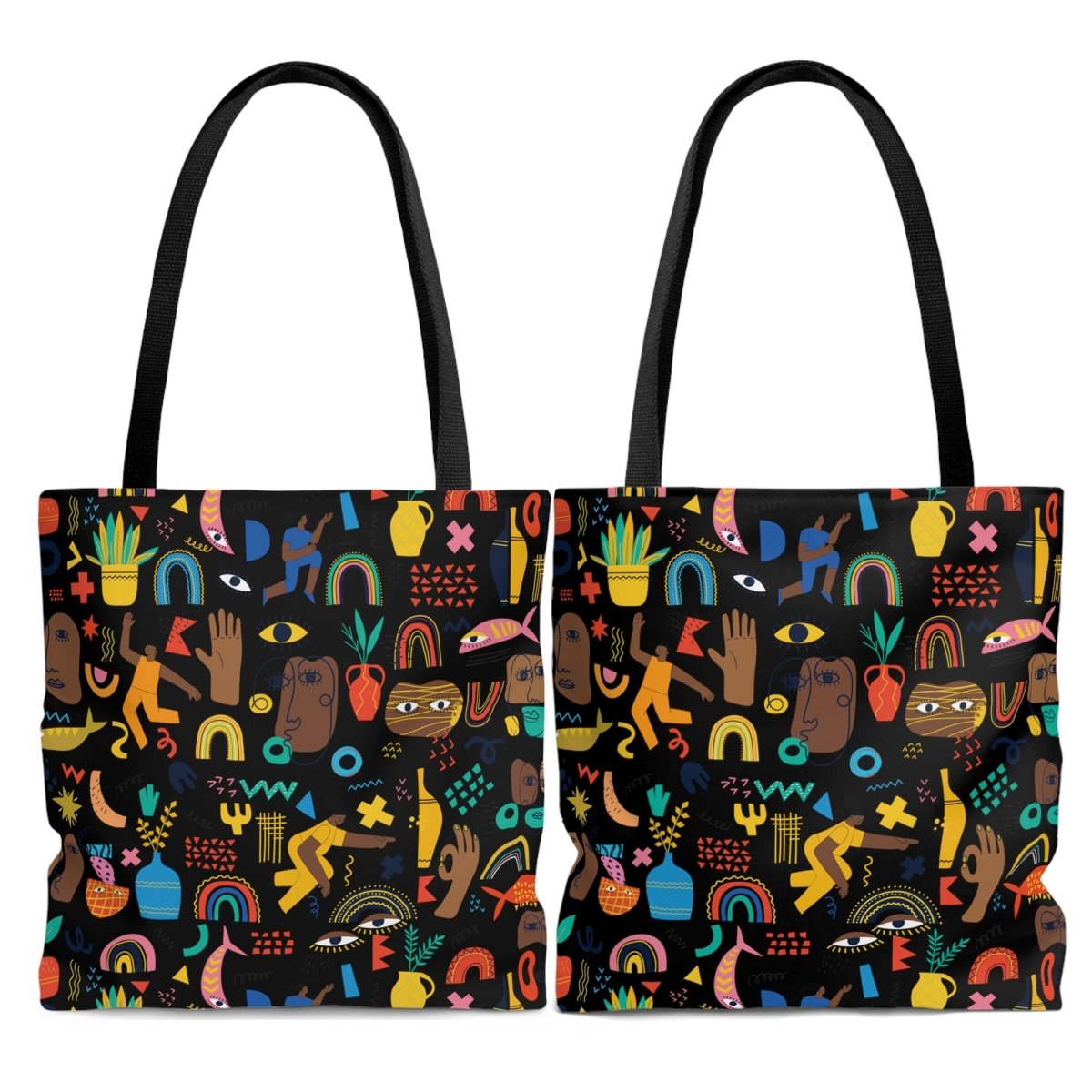 Abstract Pattern Tote Bag - The Trini Gee