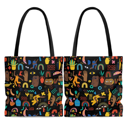 Abstract Pattern Tote Bag - The Trini Gee