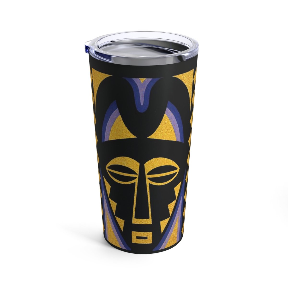 African Mask 20oz Tumbler - The Trini Gee
