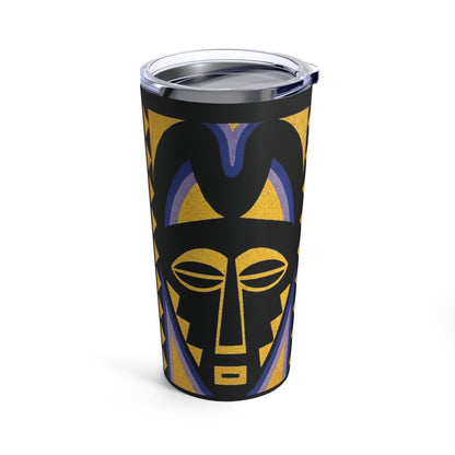 African Mask 20oz Tumbler - The Trini Gee