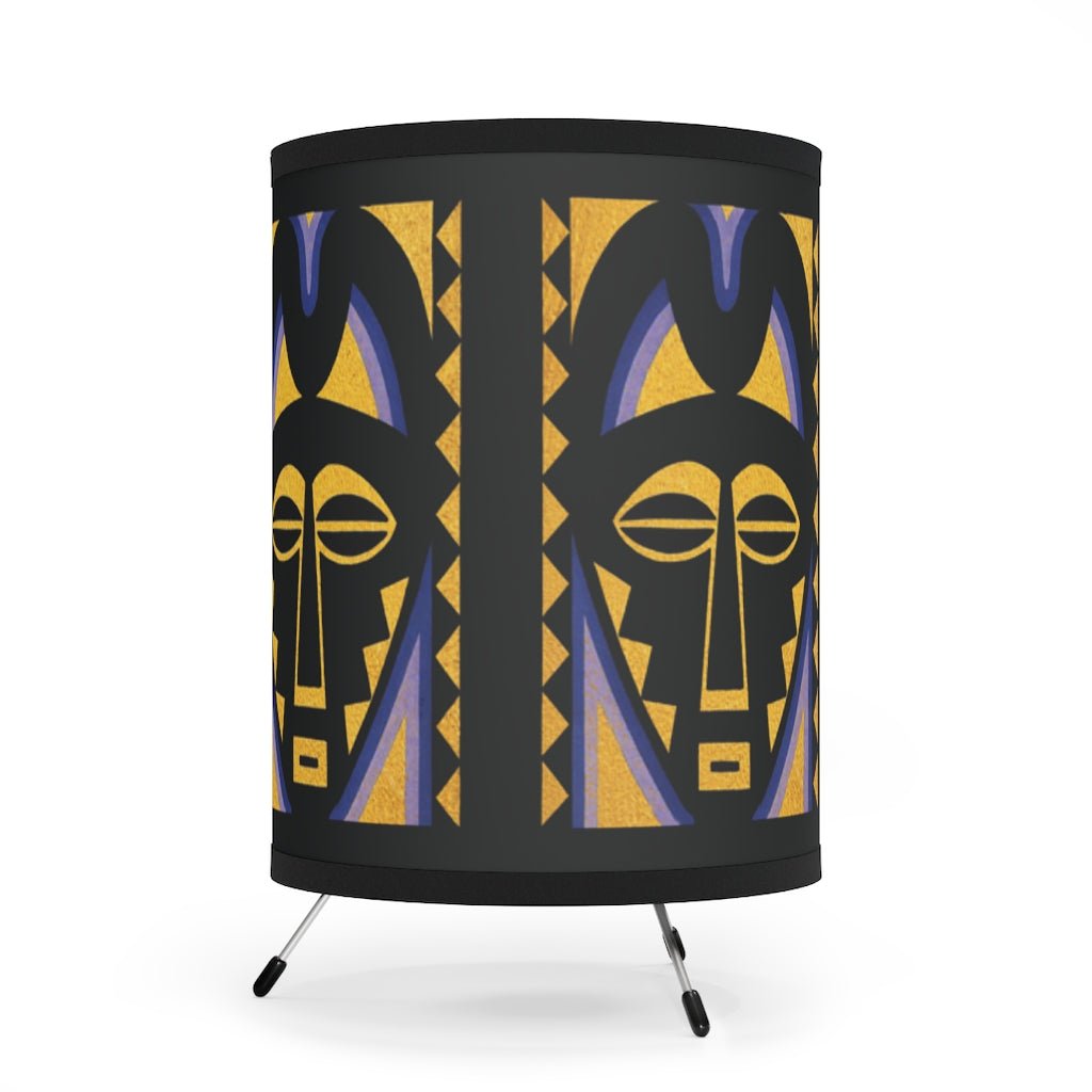 African Mask Lamp - The Trini Gee