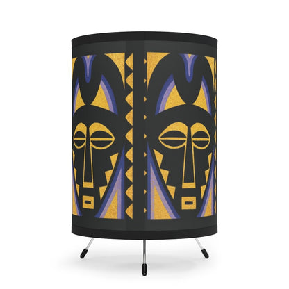 African Mask Lamp - The Trini Gee