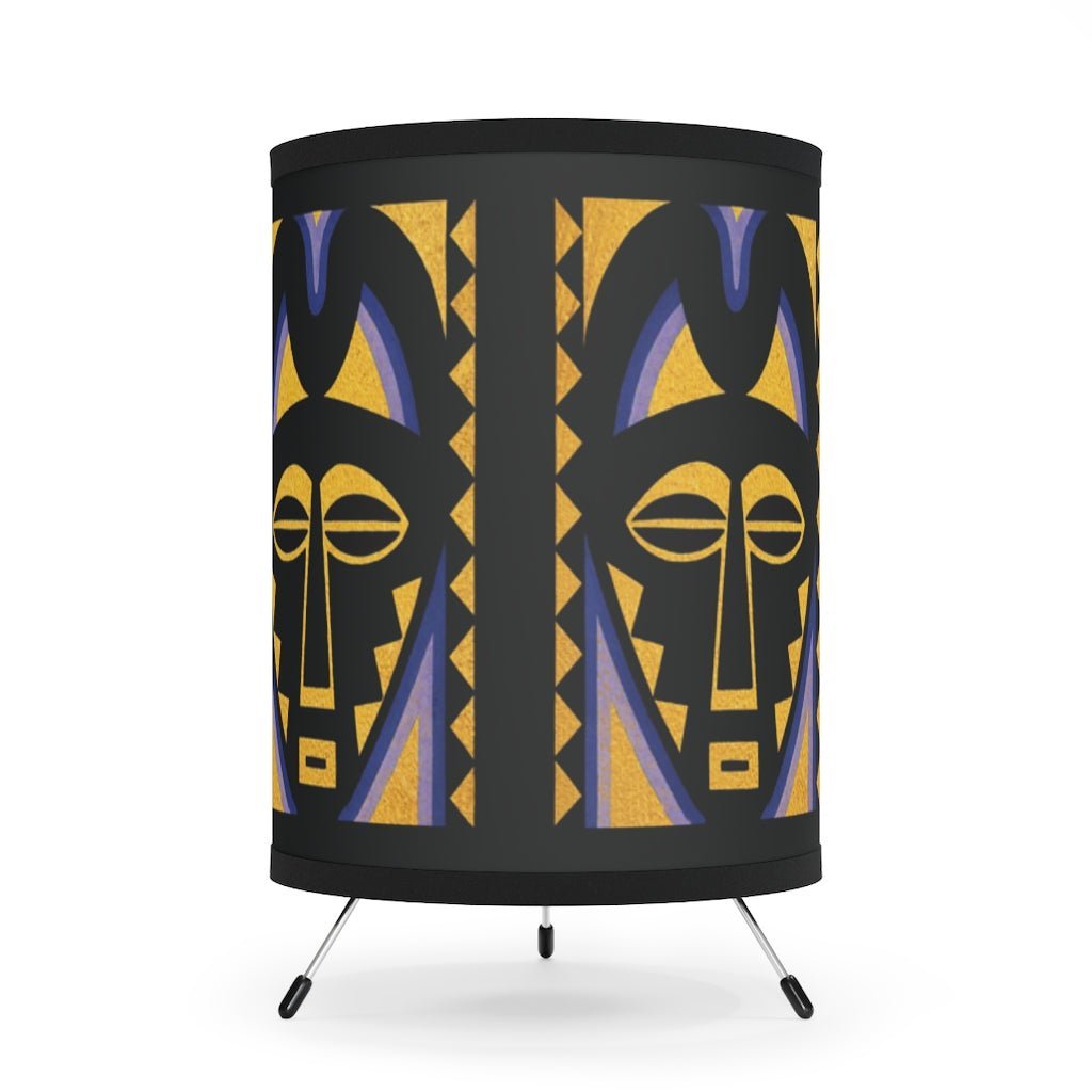 African Mask Lamp - The Trini Gee