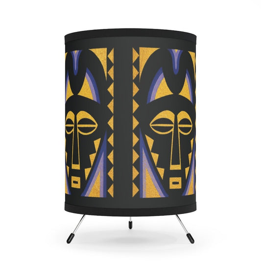African Mask Lamp - The Trini Gee
