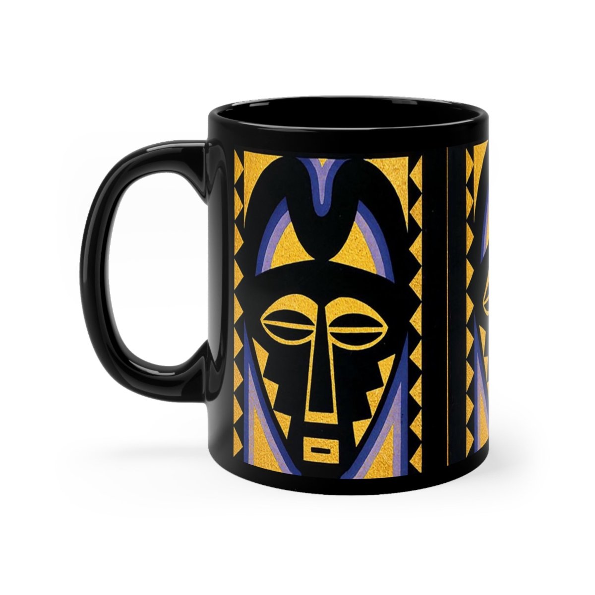 African Mask Mug - The Trini Gee