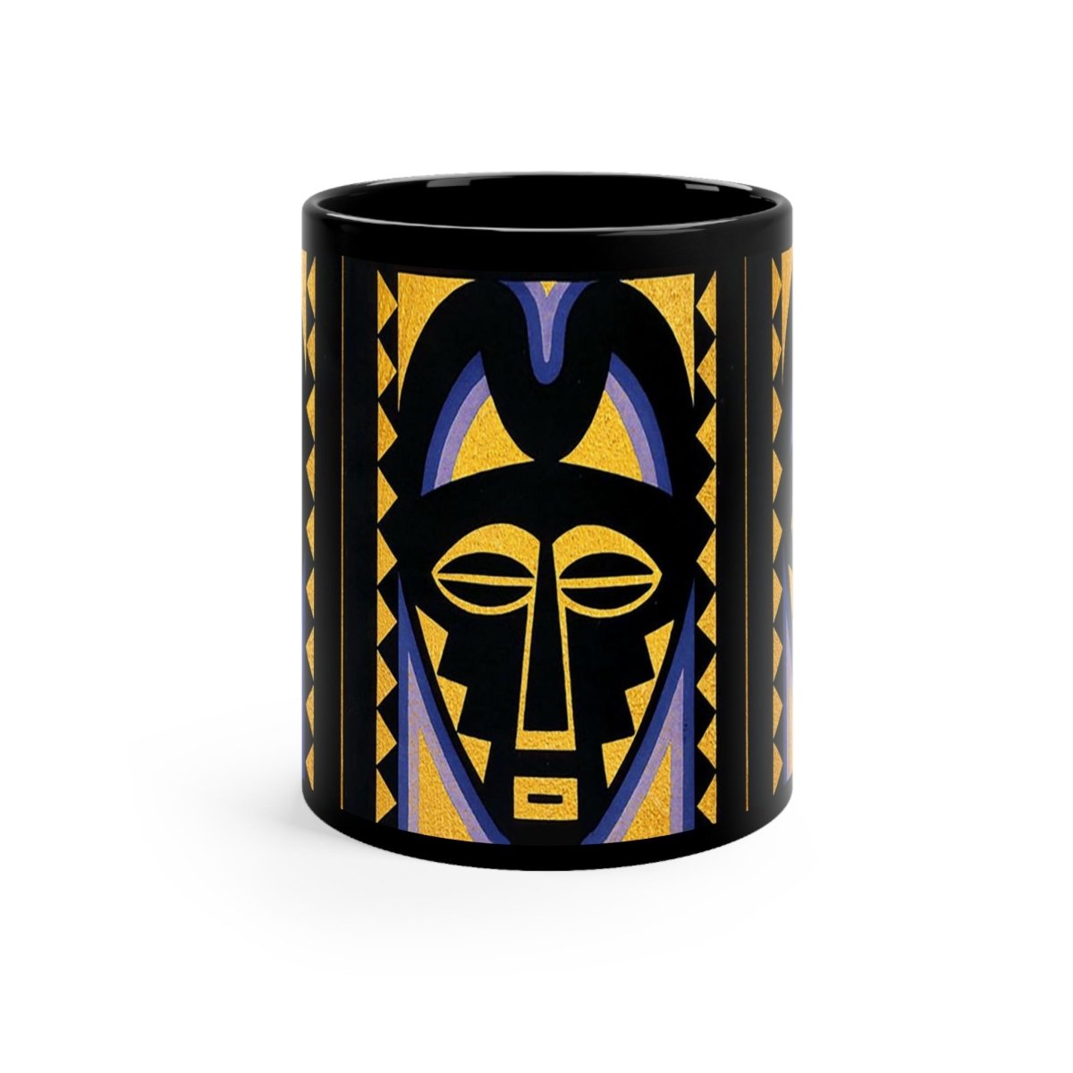African Mask Mug - The Trini Gee