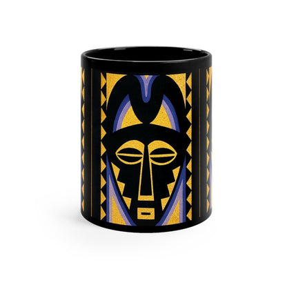 African Mask Mug - The Trini Gee