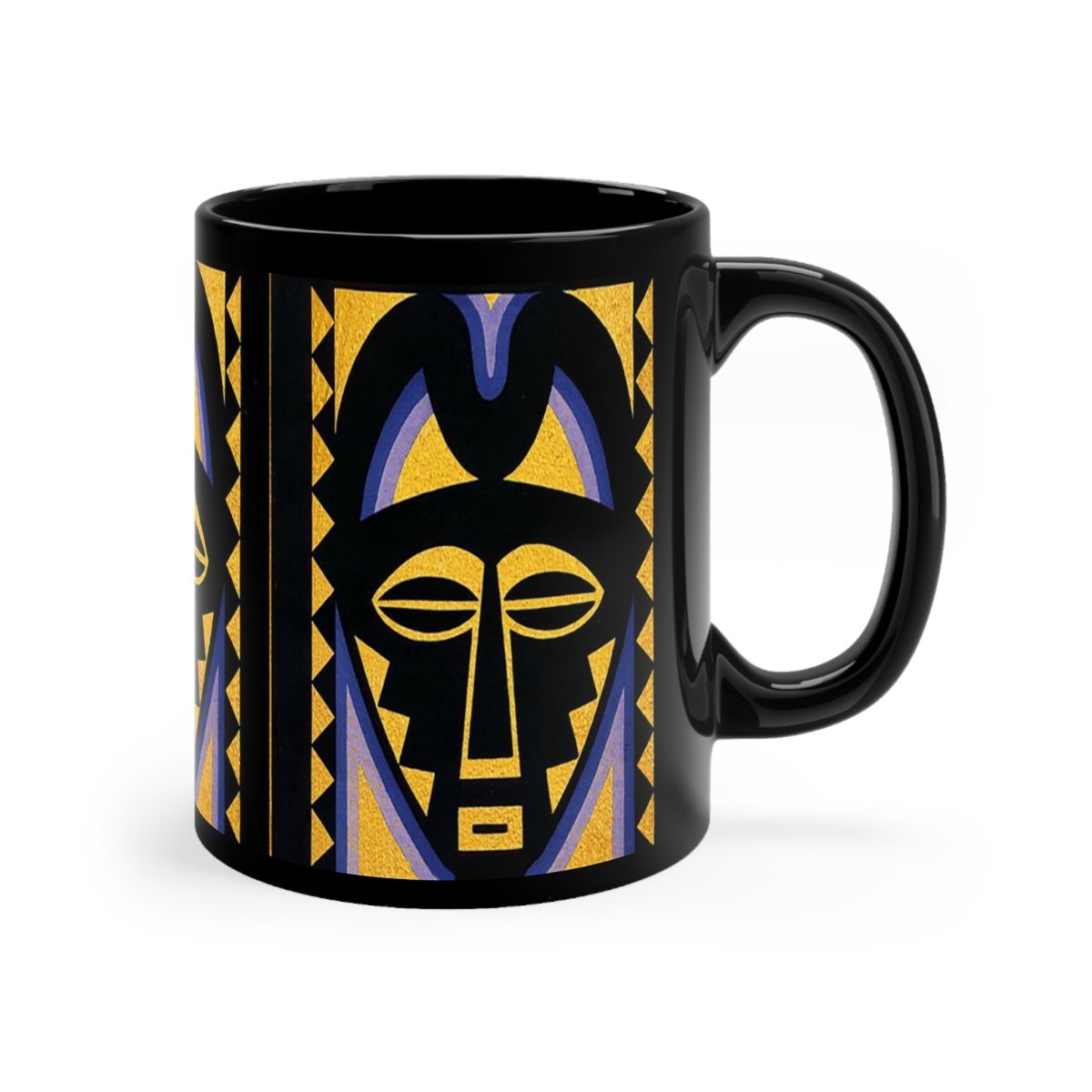 African Mask Mug - The Trini Gee