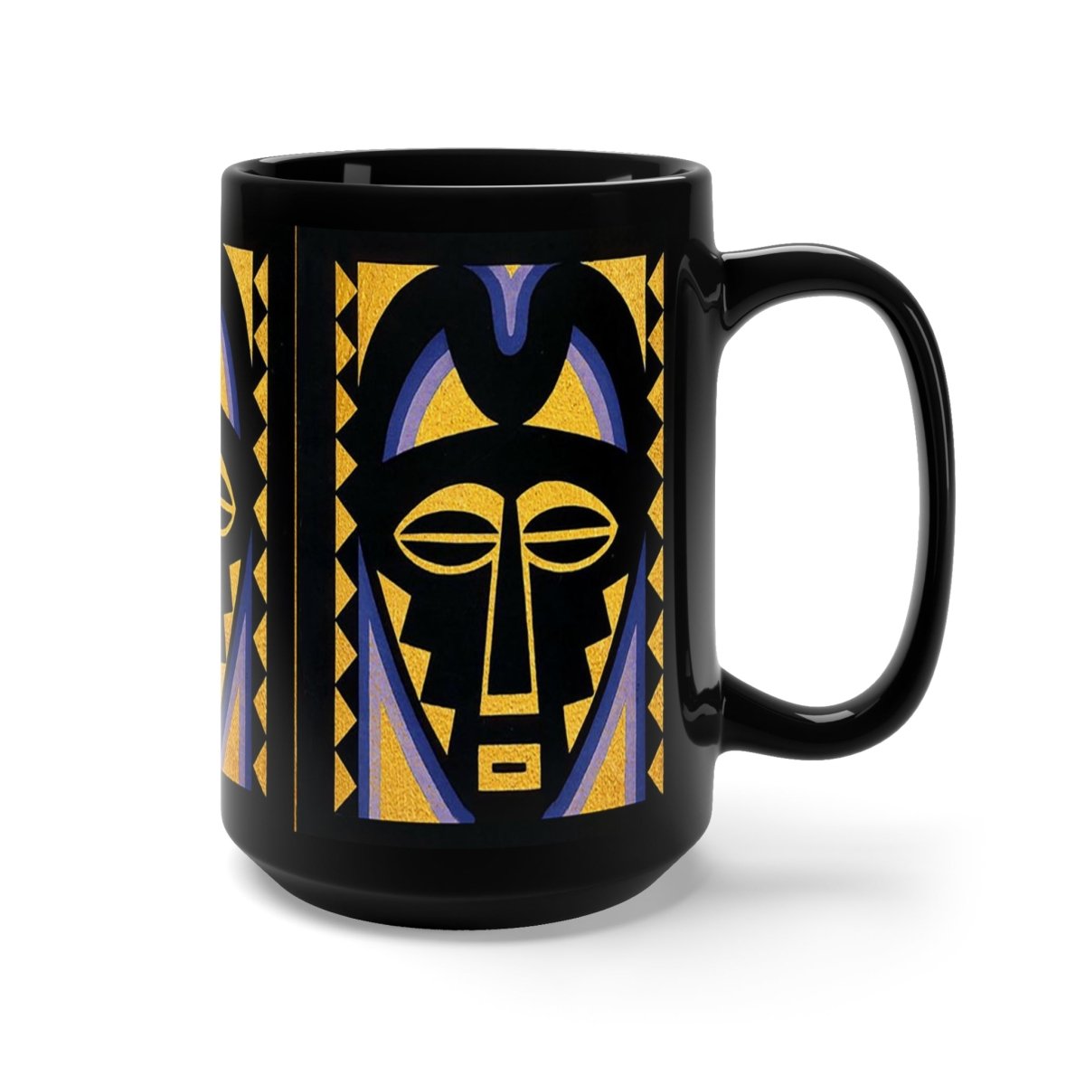 African Mask Mug - The Trini Gee