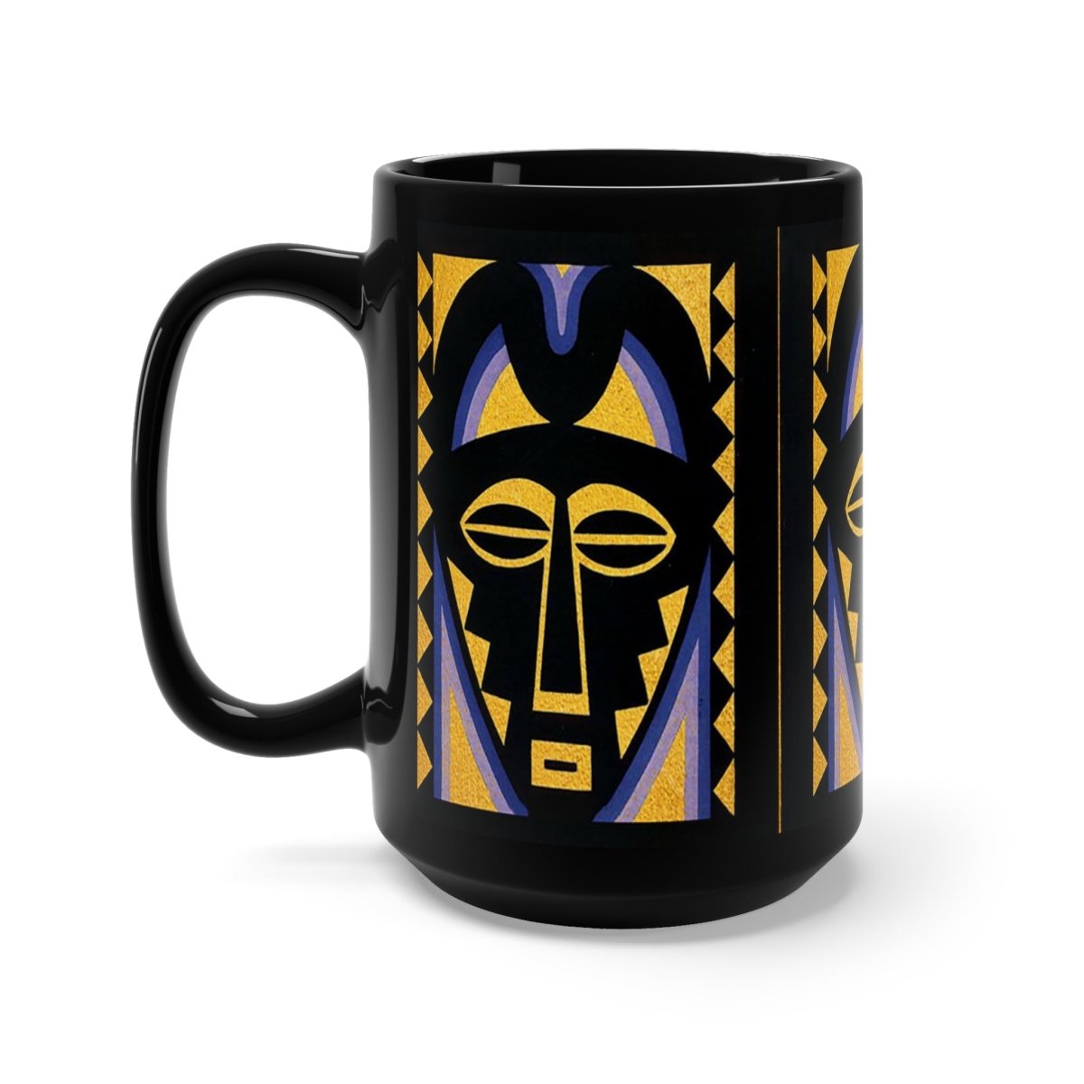 African Mask Mug - The Trini Gee