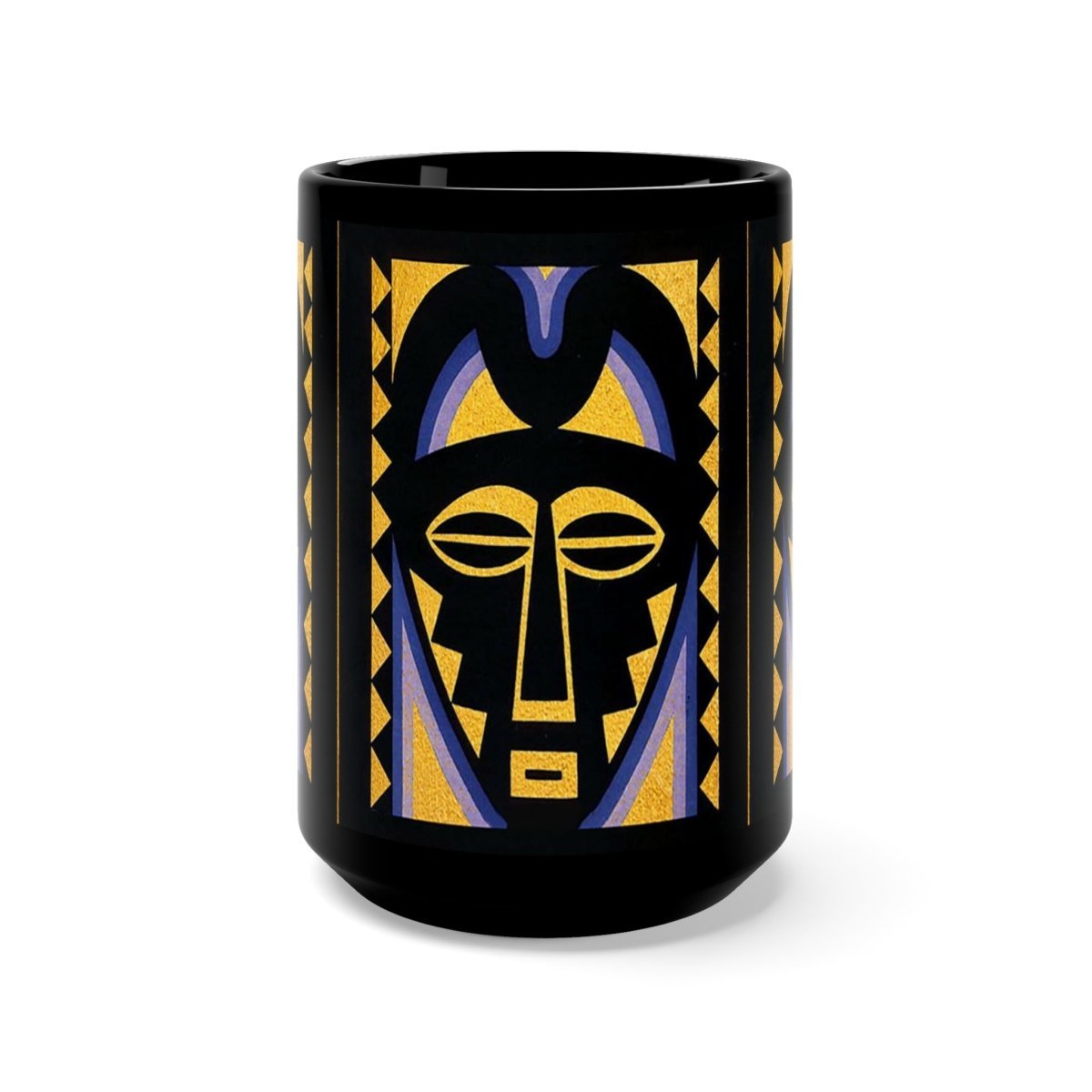 African Mask Mug - The Trini Gee