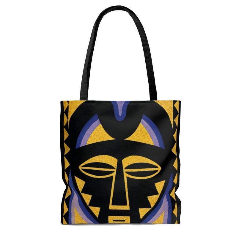 African Mask Tote Bag - The Trini Gee
