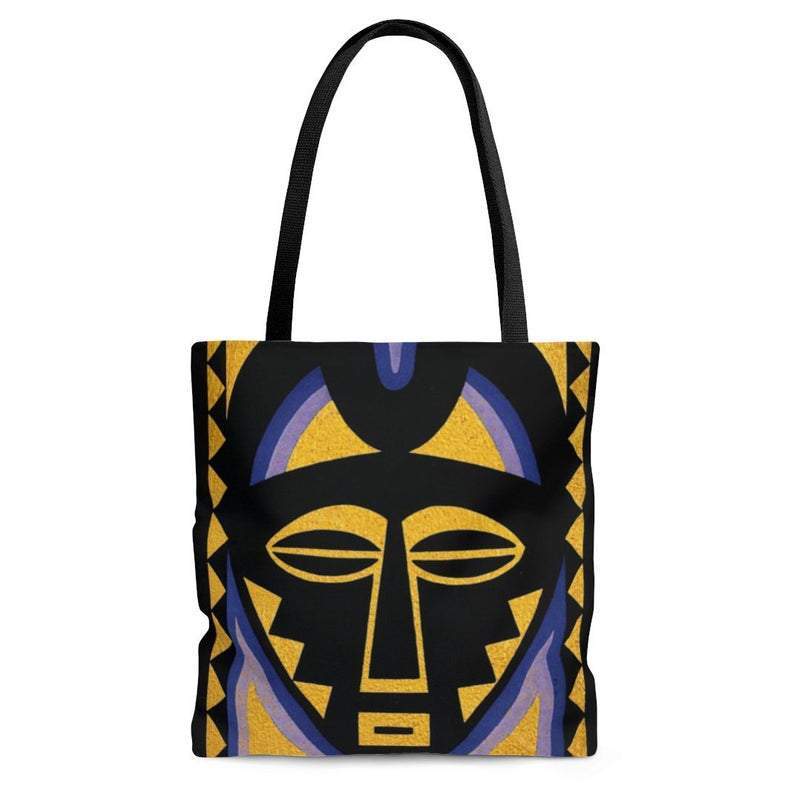 African Mask Tote Bag - The Trini Gee