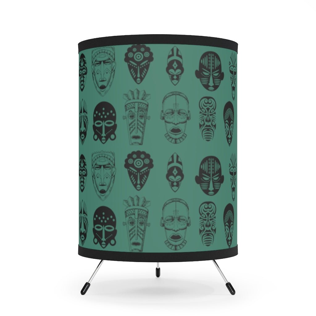 African Masks Lamp - The Trini Gee