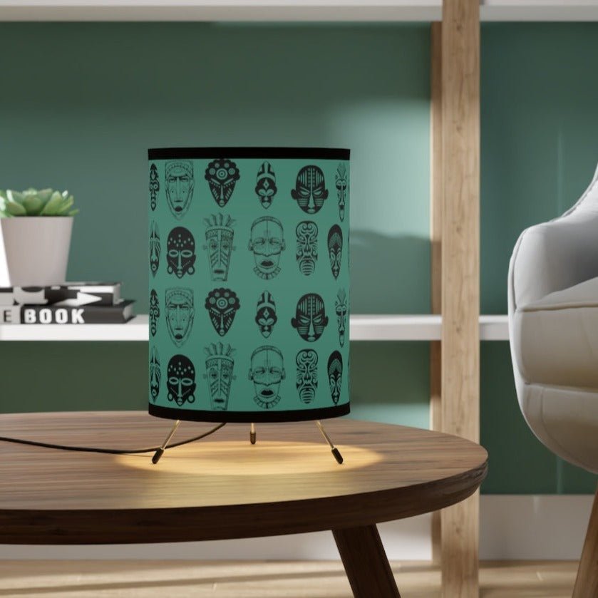 African Masks Lamp - The Trini Gee