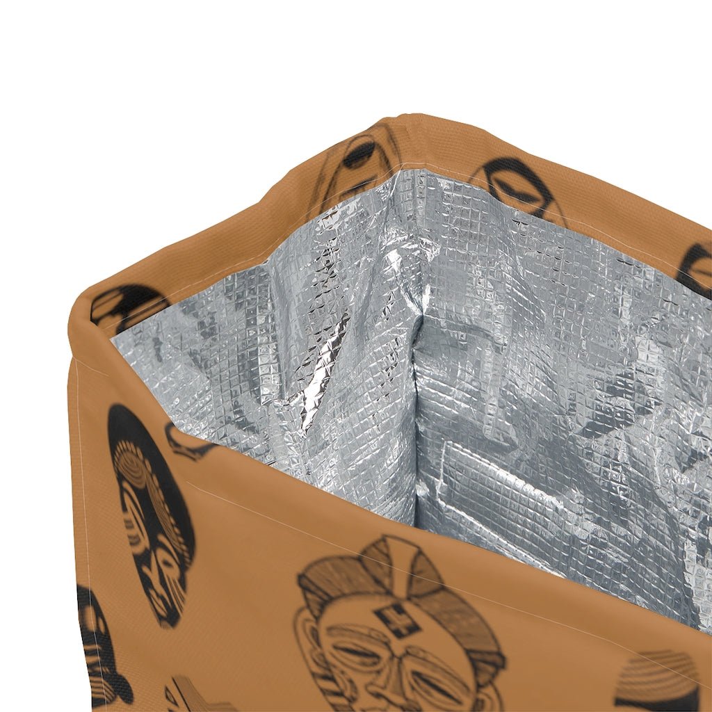 African Masks Lunch Bag - The Trini Gee